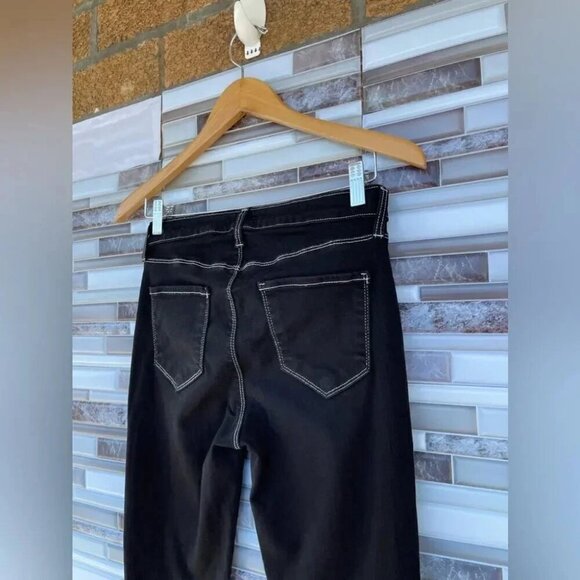 L'AGENCE Margot Skinny High Rise Noir Contrast 26 - Picture 11 of 15